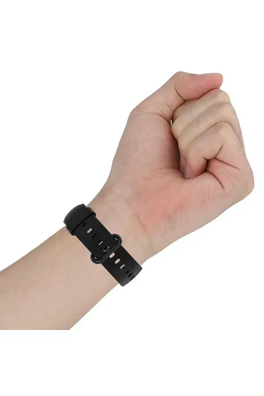 Techaks TCHS-23528 Xiaomi Redmi Watch 2 Lite Uyumlu Klasik Zore Kordon-Kırmızı