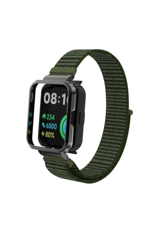 Techaks TCHS-23761 Xiaomi Redmi Watch 2 Lite Uyumlu Krd-61 Hasır Zore Kordon-No8