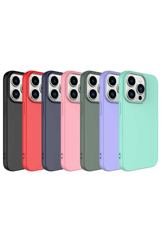 Techaks TCHS-23841 Iphone 14 Pro Max Uyumlu Zore Mara Lansman Kılıf-Açık Yeşil