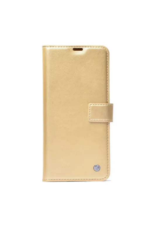 Techaks TCHS-24403 Iphone 14 Pro Uyumlu Zore Kar Deluxe Kılıflı Kılıf-Gold