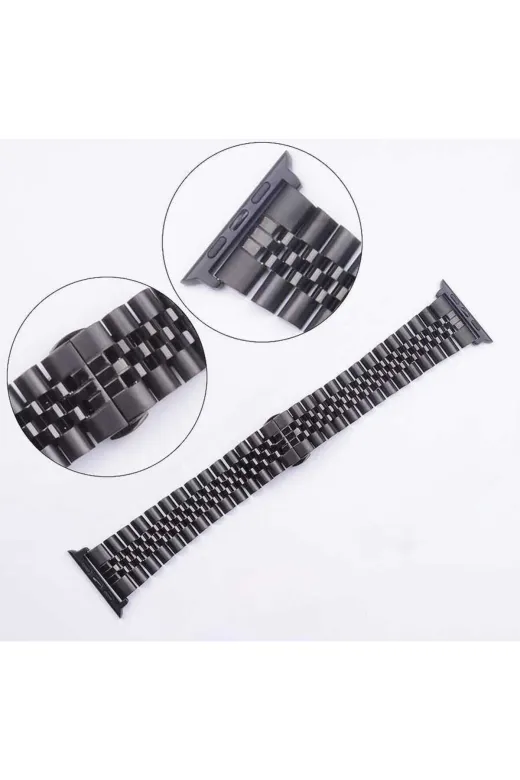 Techaks TCHS-24576 Watch Ultra 49Mm Kordon Uyumlu Krd-36 Metal Strap Kayış Clo- Gümüş