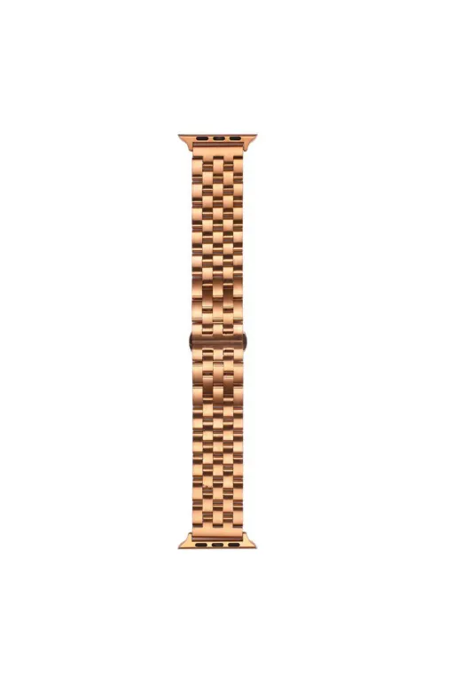 Techaks TCHS-24592 Watch Ultra 49Mm Kordon Uyumlu Krd-20 Metal Strap Kayış Clo- Rose Gold