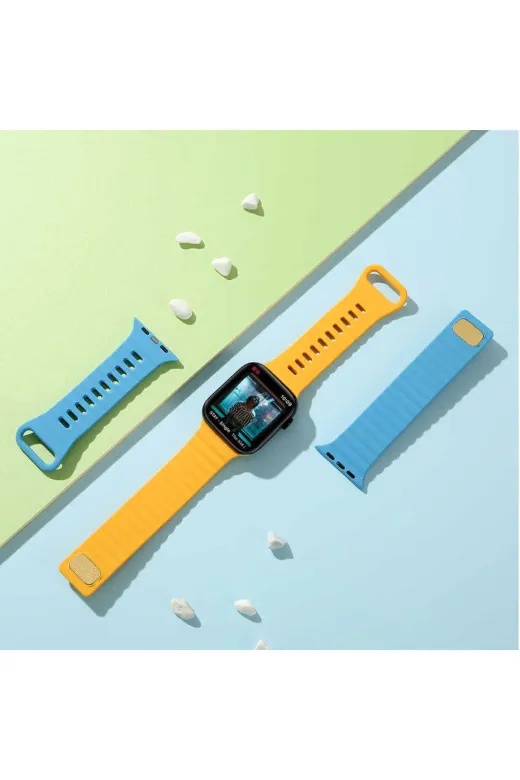 Techaks TCHS-24894 Watch 7 41Mm Uyumlu Krd-73 Uyumlu Zore Kordon-Kahverengi