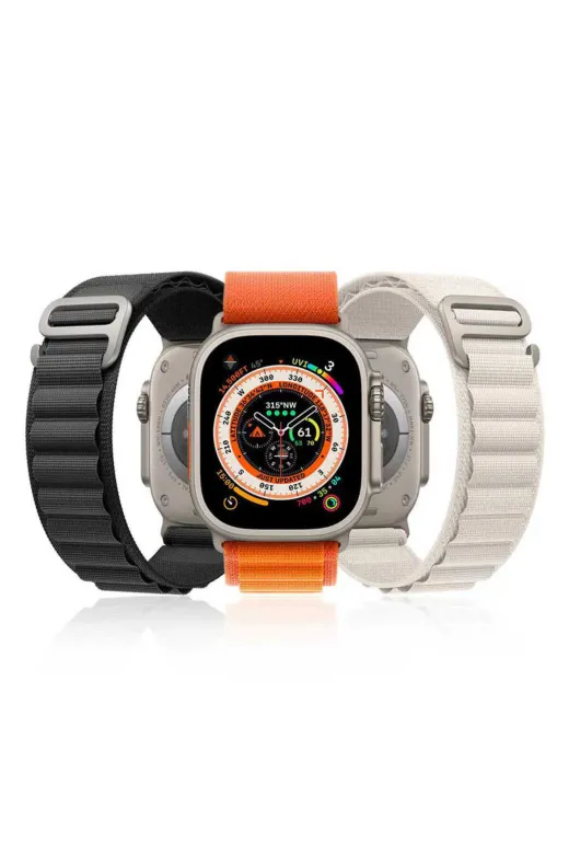 Techaks TCHS-25055 Watch 7 41Mm Uyumlu Krd-74 Hasır Zore Kordon-Mor