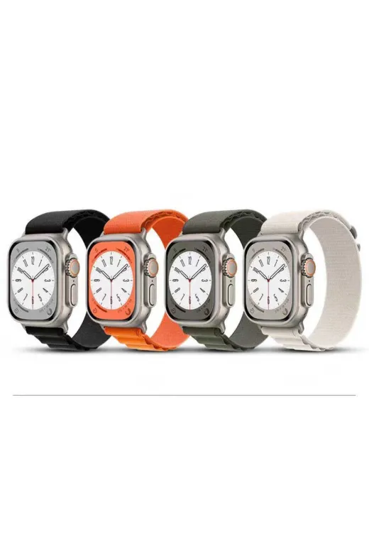 Techaks TCHS-25055 Watch 7 41Mm Uyumlu Krd-74 Hasır Zore Kordon-Mor