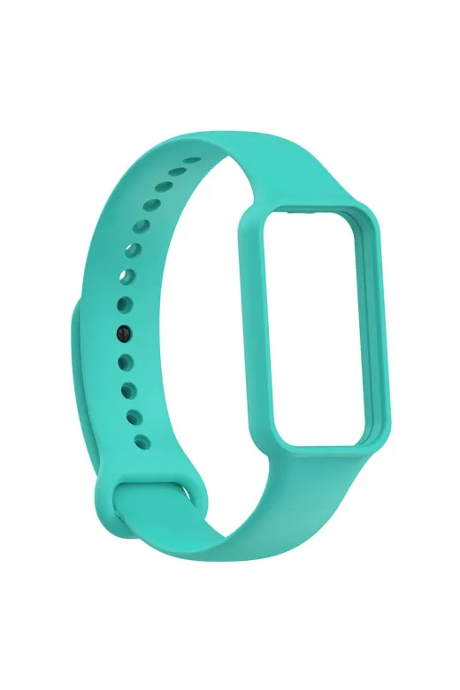 Techaks TCHS-27007 Xiaomi Amazfit Band 7 Uyumlu Krd-87 Uyumlu Zore Kordon-Turkuaz