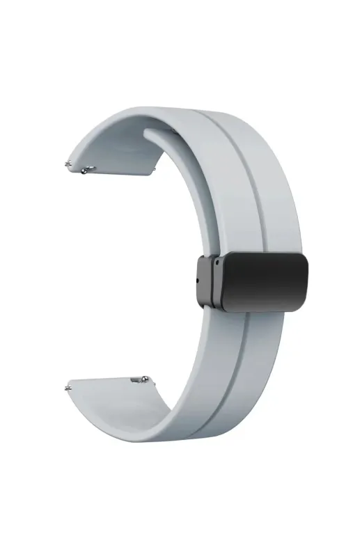 Techaks TCHS-27618 Galaxy Watch 42Mm Krd-84 20Mm Uyumlu Zore Kordon-Gri