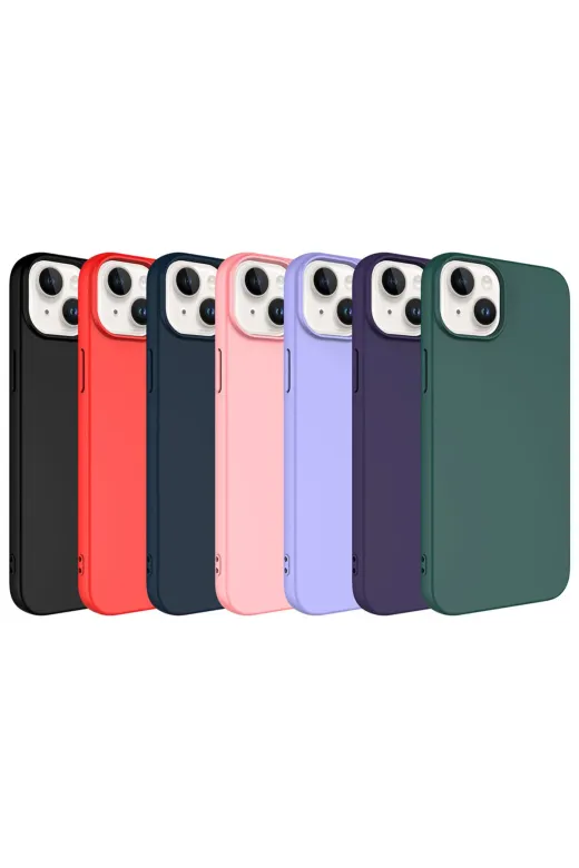 Techaks TCHS-28269 Iphone 15 Plus Uyumlu Zore Lsr Lansman Kılıf-Lila
