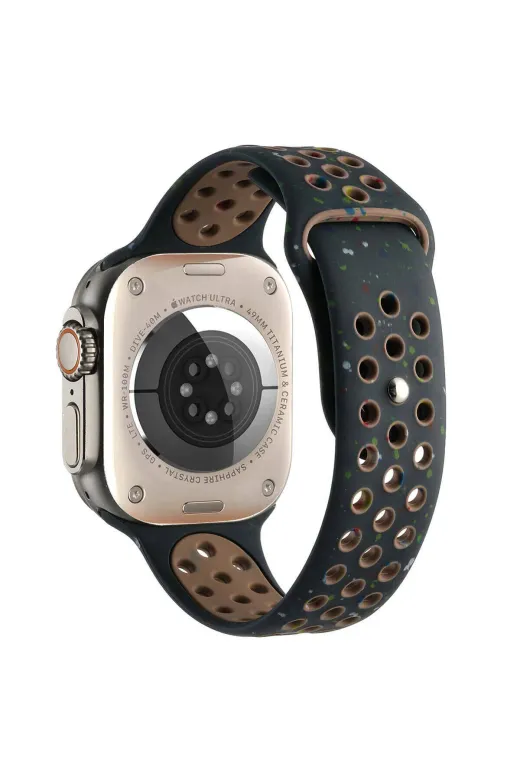 Techaks TCHS-29107 Watch 42Mm Kordon Yeni Seri 2023 Krd-02 Uyumlu Strap Kayış Clo- Turuncu