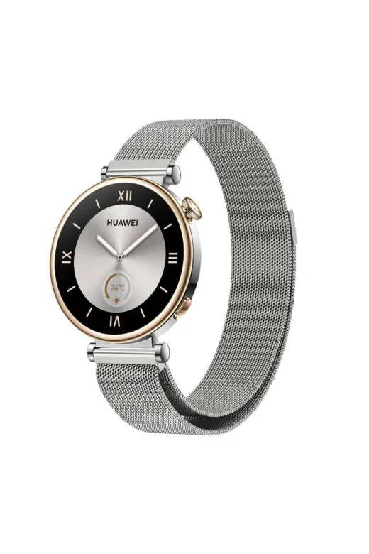 Techaks TCHS-29994 Huawei Gt4 18Mm Uyumlu Krd-01 Metal Zore Kordon-Gold