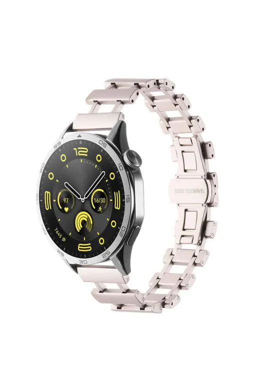 Techaks TCHS-30453 Xiaomi Amazfit Pace Uyumlu Clo- Krd-96 22Mm Metal Kordon-Starlight