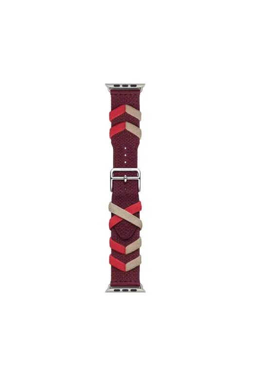 Techaks TCHS-30698 Watch 44Mm Uyumlu Clo- Krd-97 Sarmal Örgü Tasarımlı Kordon-Koyu Siyah