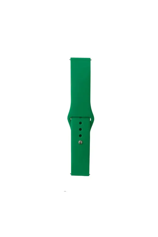 Techaks TCHS-31249 Gear S3 Band Serisi 22Mm Klasik Kordon Silikon Strap Kayış-Grass Green