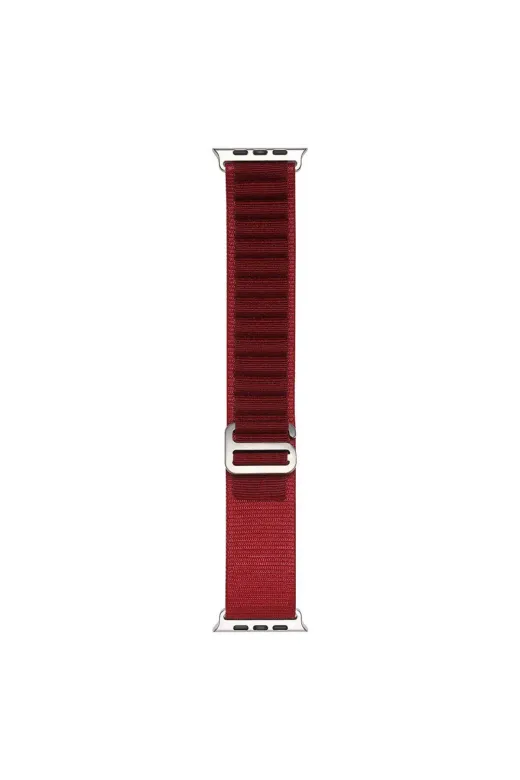 Techaks TCHS-31365 Watch 38Mm Clo- Band-74 Hasır Kordon-Koyu Kırmızı