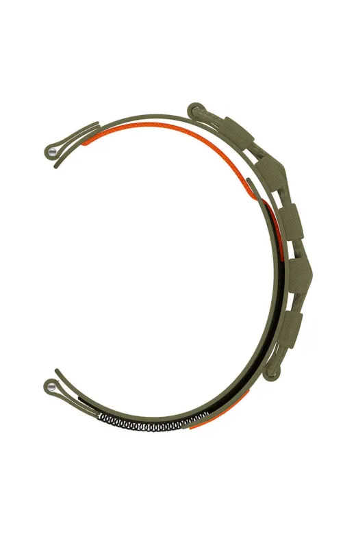Techaks TCHS-32532 Huawei Gt2 42Mm Zore Krd-112 20Mm Orbital Örgülü Halat Tasarımlı Naylon Kumaş Hasır Kordon-Mavi