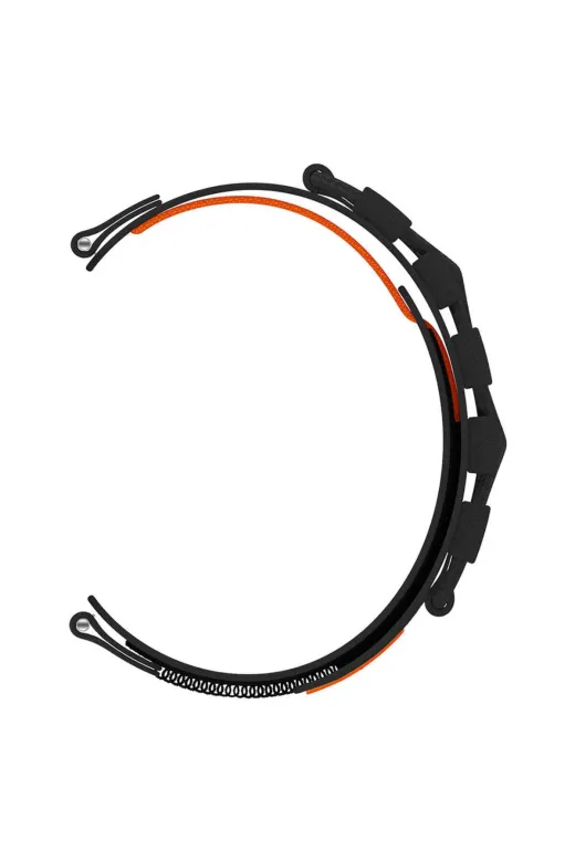 Techaks TCHS-32532 Huawei Gt2 42Mm Zore Krd-112 20Mm Orbital Örgülü Halat Tasarımlı Naylon Kumaş Hasır Kordon-Mavi