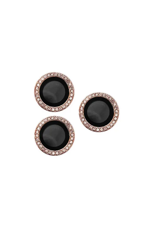 Techaks TCHS-CL-06-iPhone 14 Pro Max Iphone 14 Pro Max Uyumlu Zore Cl-06 Kamera Koruyucu-Rose Gold