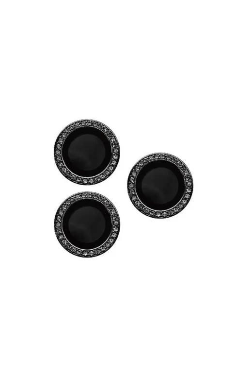 Techaks TCHS-CL-06-iPhone 14 Pro Max Iphone 14 Pro Max Uyumlu Zore Cl-06 Kamera Koruyucu-Siyah