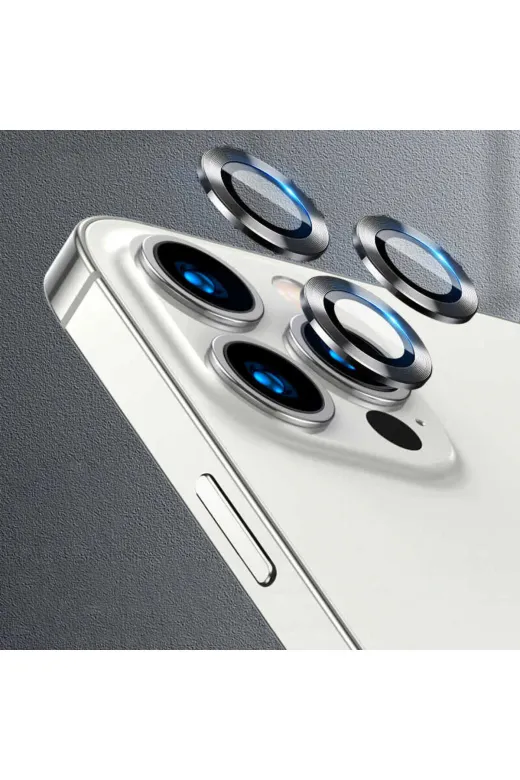 Techaks TCHS-CL-07-iPhone 12 Pro Iphone 12 Pro Uyumlu Zore Cl-07 Kamera Koruyucu-Koyu Gri