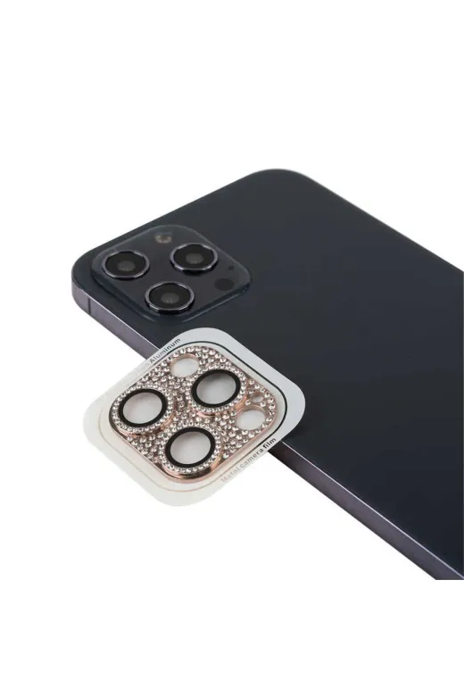 Techaks TCHS-CL-08-iPhone 12 Pro Max Iphone 12 Pro Max Uyumlu Zore Cl-08 Kamera Koruyucu-Pembe