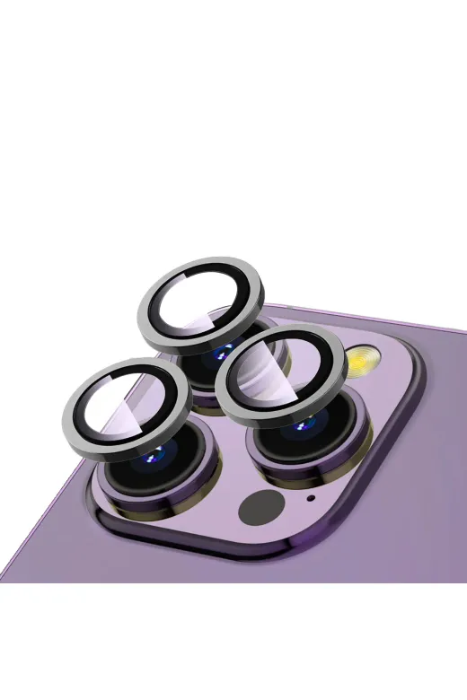 Techaks TCHS-CL-12-iPhone 15 Pro Iphone 15 Pro Uyumlu Cl-12 Premium Safir Parmak İzi Bırakmayan Anti-Refcloive Kamera Clo