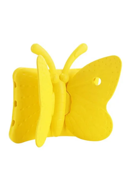 Techaks TCHS11274 Ipad Mini 2. Nesil Uyumlu Zore Butterfly Standlı Tablet Kılıf-Sarı