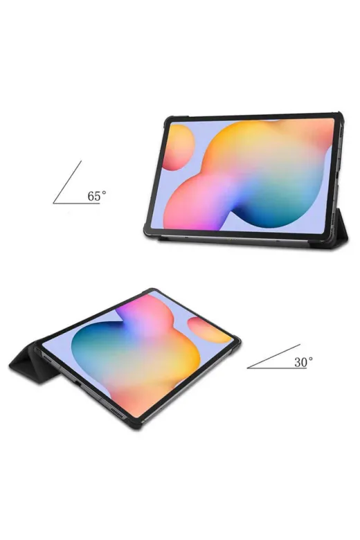 Techaks TCHS14844 Galaxy Tab S7 T870  Uyumlu Zore Smart Cover Standlı 1-1 Kılıf-Gold