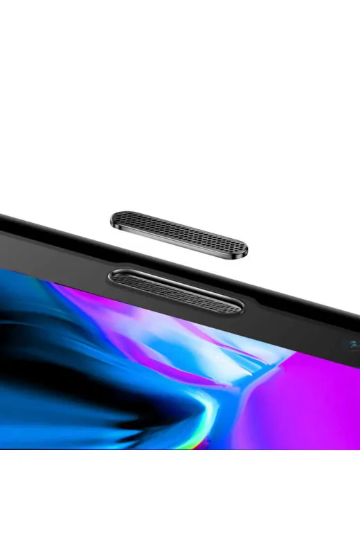 Techaks TCHS15384 Iphone 12 Pro Max Uyumlu Zore Anti-Dust Temperli Ekran Koruyucu