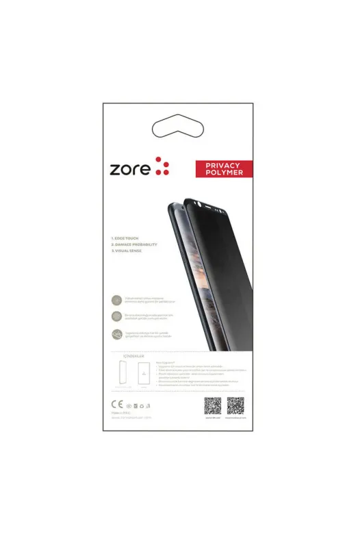 Techaks TCHS18208 Galaxy S20 Plus Uyumlu Zore Privacy Polymer Nano Ekran Koruyucu