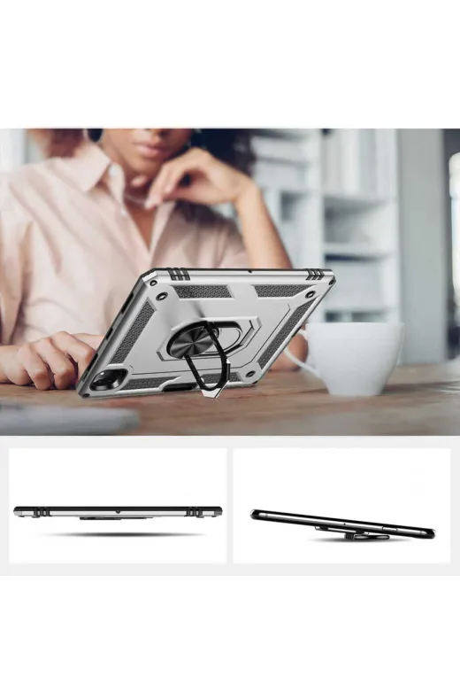 Techaks TCHS25080 Ipad Pro 11 2022 M2. Nesil Uyumlu Uyumlu Zore Tablet Vega Kapak-Siyah