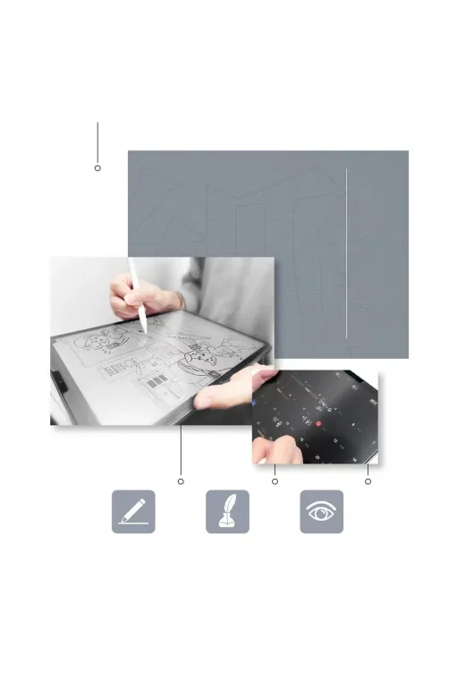 Techaks TCHS29389 Huawei Mate Pad 11.5' 2023 Kağıt Hisli Mat Uyumlu Zore Paper-Like Ekran Koruyucu-Renk