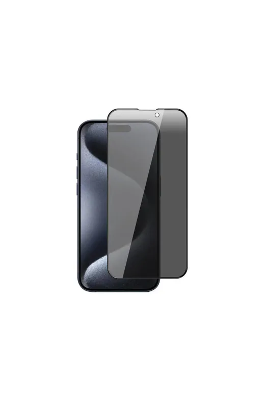 Techaks TCHS30437 Iphone 15 Plus Uyumlu Zore New 5D Privacy Temperli Ekran Koruyucu
