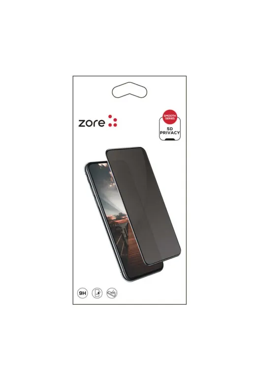 Techaks TCHS31047 Galaxy A35 Zore New 5D Privacy Thtterli Ekran Koruyucu-Siyah