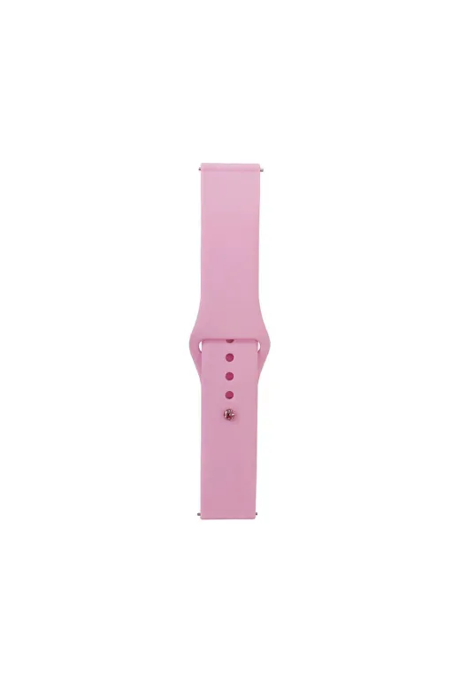 Techaks TCHS31248 Huawei Honor Magic 2 46Mm Band Serisi 22Mm Klasik Kordon Silikon Strap Kayış-Pembe