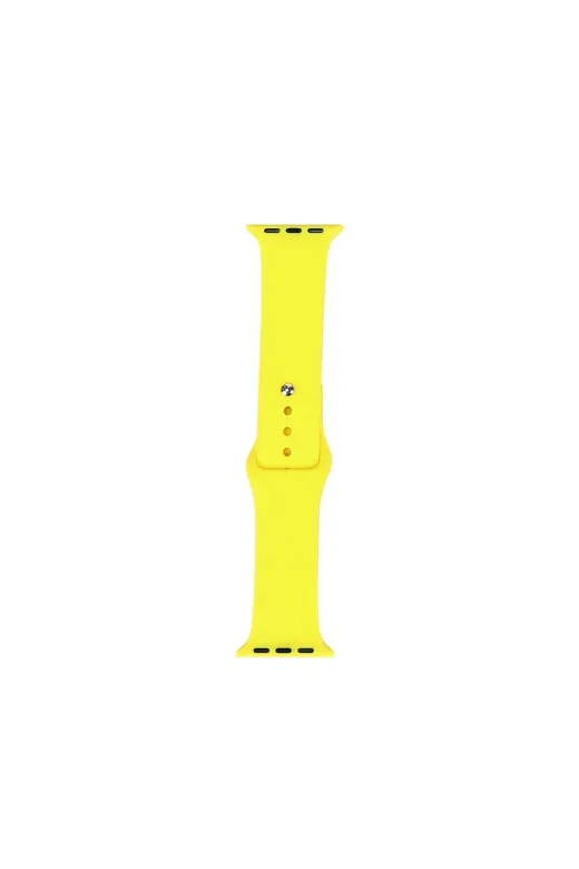 Techaks TCHS31256 Watch 44Mm Band Serisi Klasik Kordon Silikon Strap Kayış-Sarı