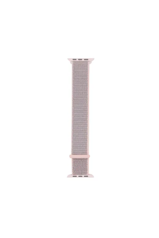 Techaks TCHS31263 Watch 44Mm Kordon Band-03 Serisi Hasır Strap Kayış-Pembe Açık