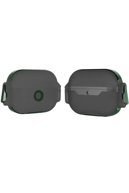 Techaks TCHS31886 Air-Pods Zore Airbag 34 Darbelere Karşı Dayanıklı Kılıf-Yeşil
