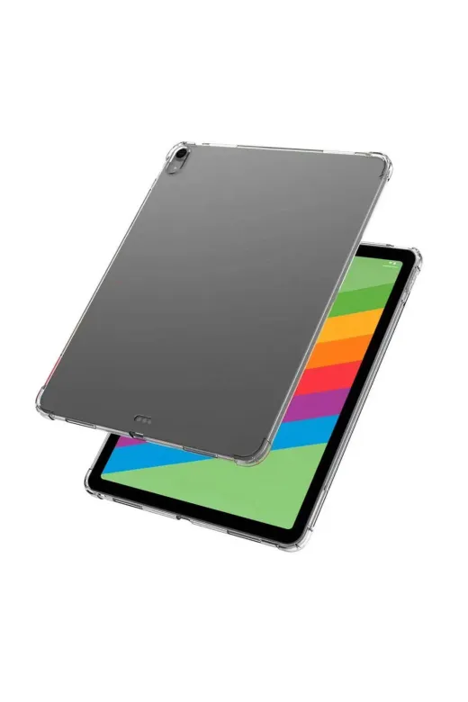 Techaks TCHS32340 Ipad Air 13 2024 Kılıf Uyumlu Zore Tablet Nitro Anti Shock Silikon Kapak-Şeffaf