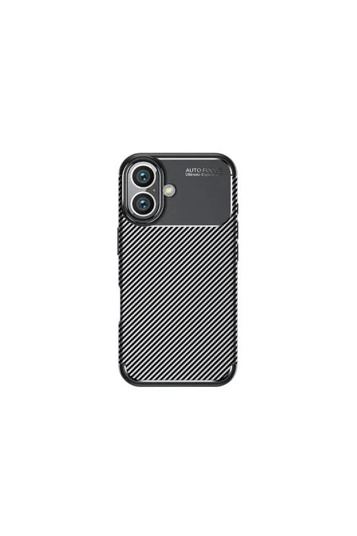 Techaks TCHS34531 Iphone 16 Plus Uyumlu Zore Negro Silikon Kapak-Siyah