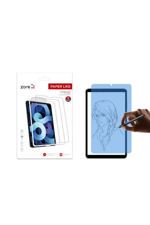 Techaks TCHS34769 Xiaomi Redmi Pad Se 8.7 Uyumlu Zore Paper-Like Ekran Koruyucu-Şeffaf