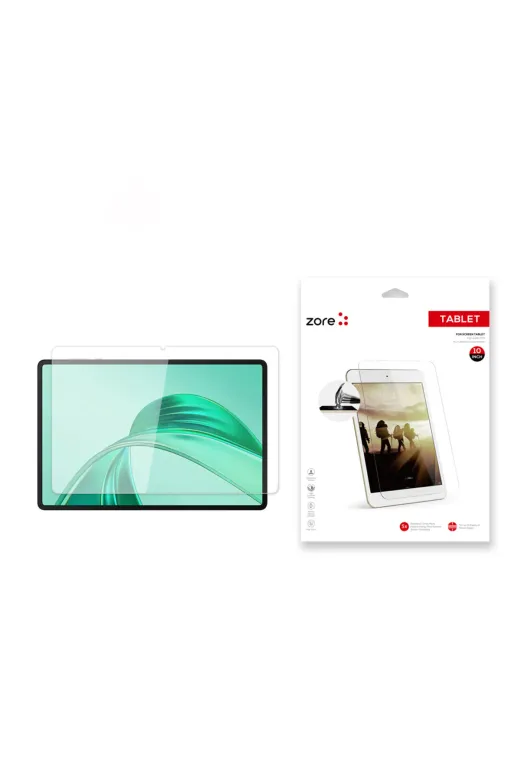Techaks TCHS34949 Honor Pad X8A Uyumlu Zore Tablet Temperli Cam Ekran Koruyucu-Şeffaf