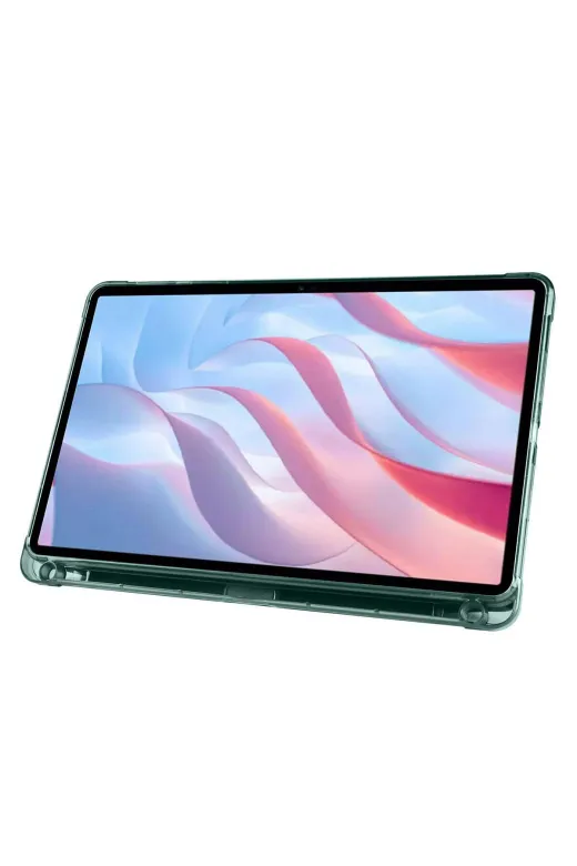 Techaks TYCA2D9BE76D8E4E2F5B37100 Huawei Honor Pad X8 Pro 11.5' Kılıf Tchs Tri Folding Kalem Bölmeli Standlı Kılıf - Gri