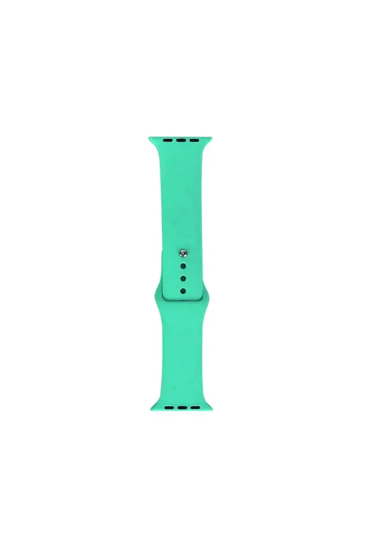 Techaks TYCD37FC15E73A8E163D73705 Watch 7 41Mm Band Serisi Klasik Kordon Silikon Strap Kayış-Spearmint Green