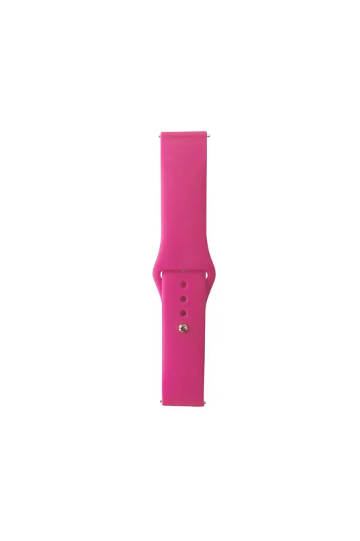 Techaks TYCE07704243FE32561A16601 Gear S3 Band Serisi 22Mm Klasik Kordon Silikon Strap Kayış-Barbie Powder