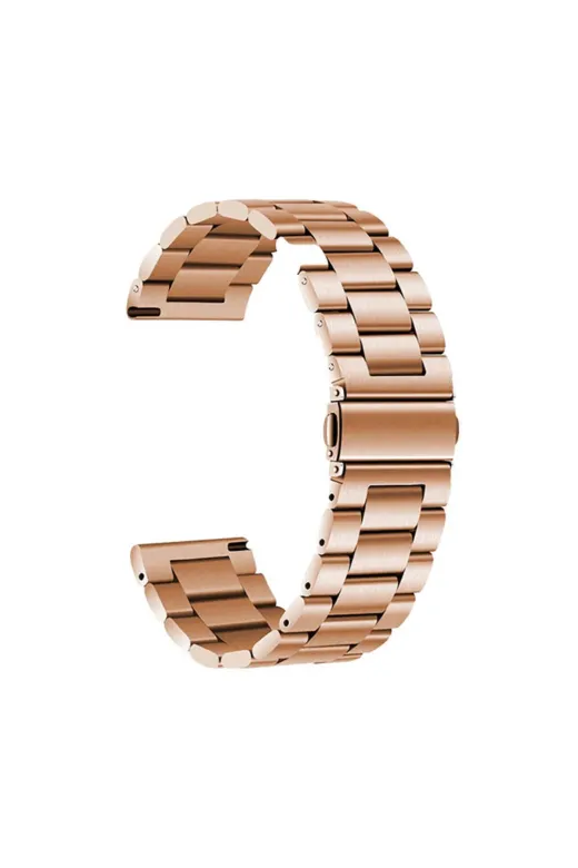 Techaks TYCF29FAA1FCBF463843D3007 Huawei Honor Magic 2 46Mm Clo- Band-04 22Mm Metal Kordon-Rose Gold