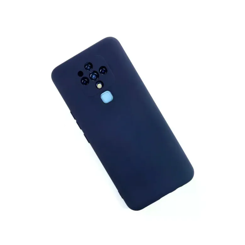 Tecno Camon 16 Kılıf Nano İçi Kadife Silikon - Lacivert