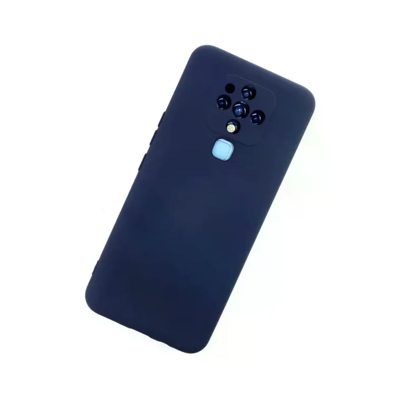 Tecno Camon 16 Kılıf Nano İçi Kadife Silikon - Lacivert
