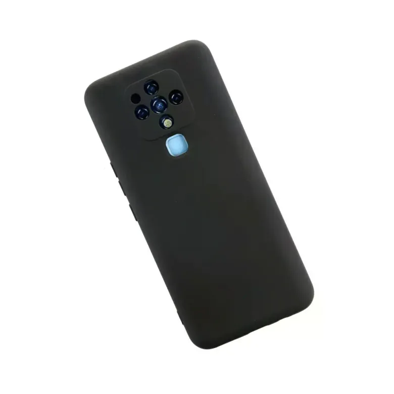 Tecno Camon 16 Kılıf Nano İçi Kadife Silikon - Siyah