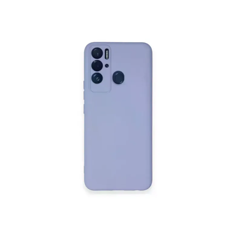 Tecno Pova Neo Kılıf Nano içi Kadife Silikon - Lila