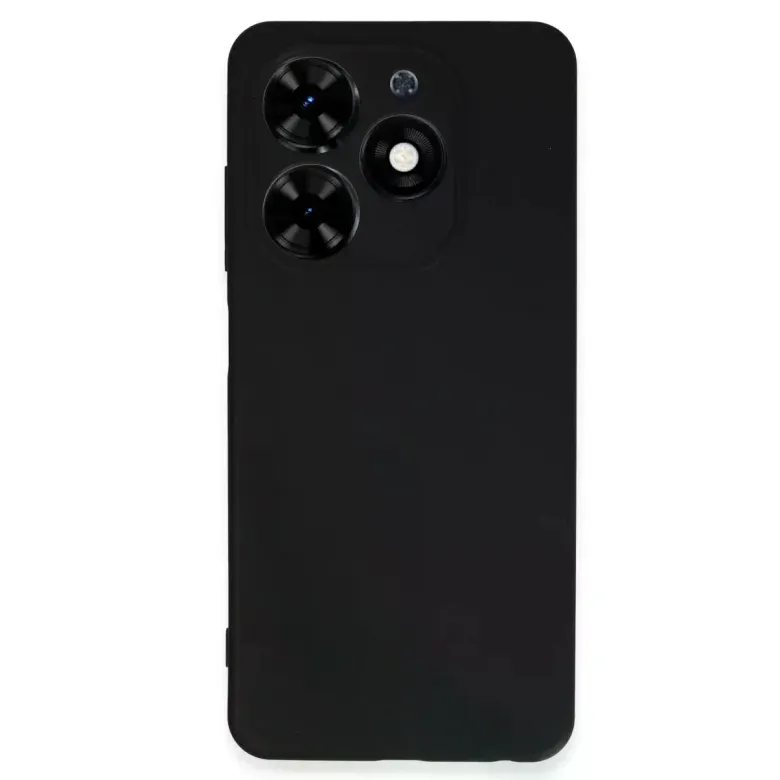 Tecno Spark Go 2024 Kılıf First Silikon - Siyah